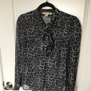 Michael Kors Leopard Top
